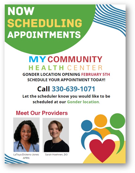 Now Scheduling Appointments – My Community Health Center
