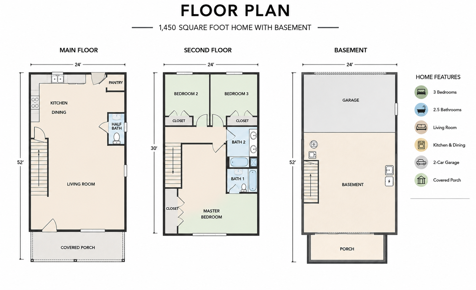 Gabrielle floor plan full size